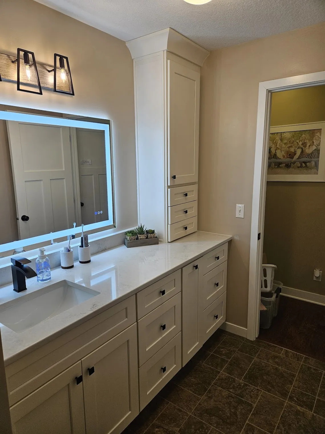 Bath · Vanity install
